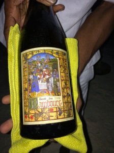 a very good bottle of white wine